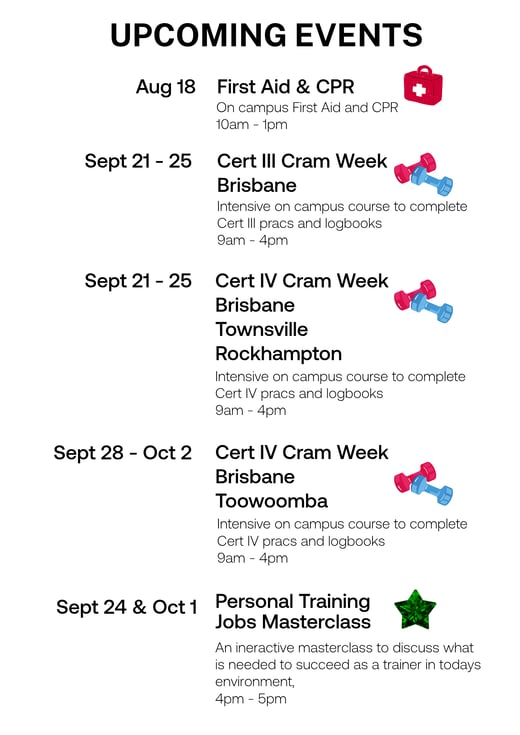 Fit Education Events
